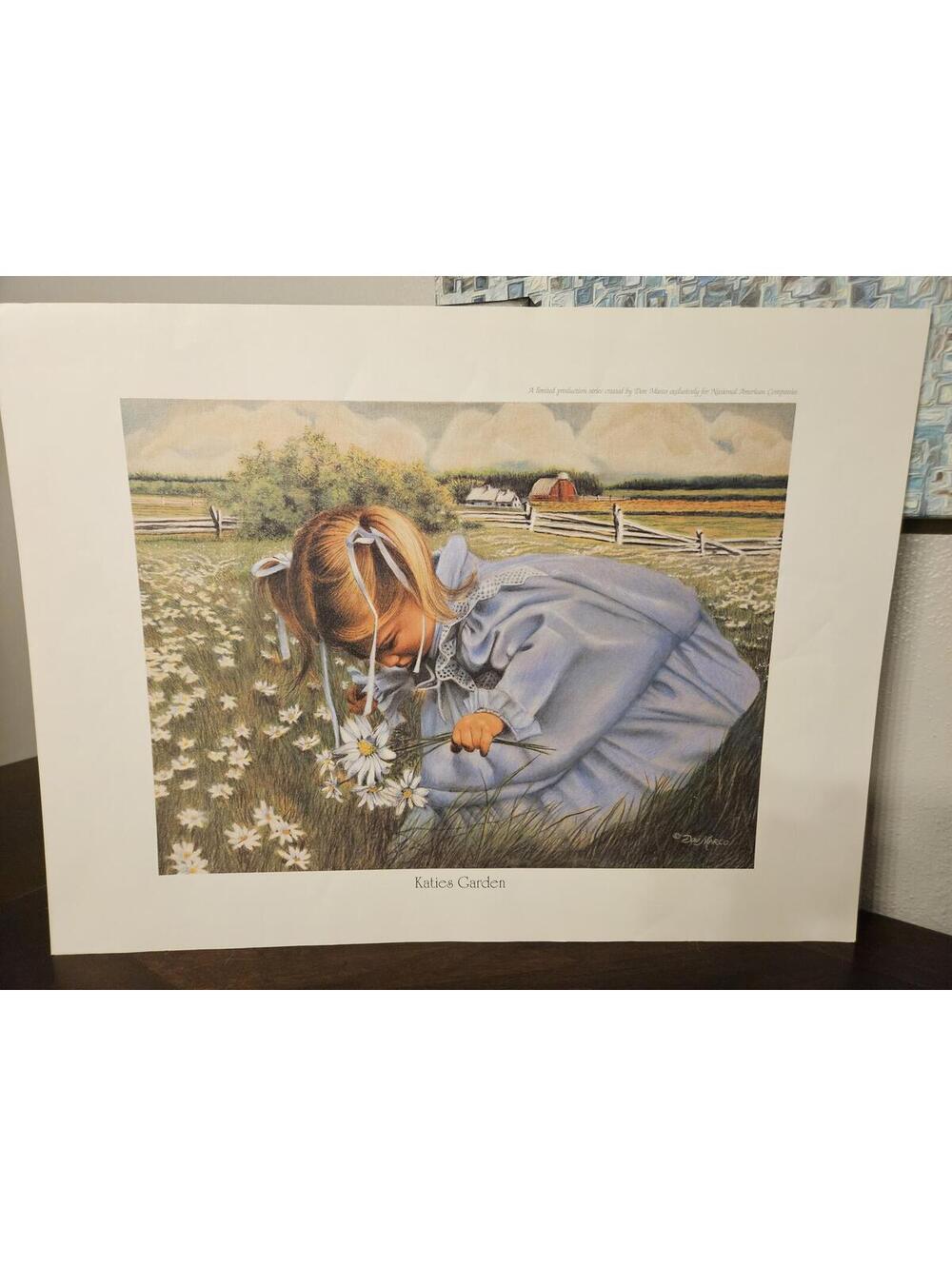 Limited Edition Print Titled "Katie's Garden" by artist Don Marco